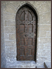 Palace door at Avignon, France